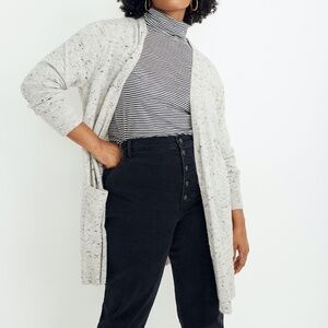NWT Madewell by J.Crew Donegal Kent Cardigan Sweater in Coziest Yarn XL K5778 BE